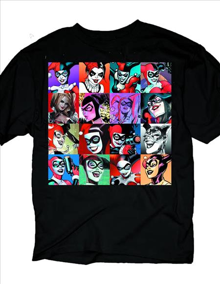DC HEROES HARLEY QUINN CELLS PX BLK T/S LG (C: 1-1-1)