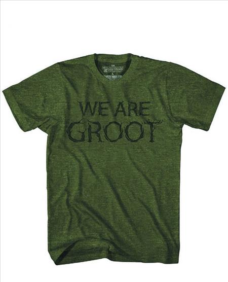 GOTG WE ARE GROOT PX ARMY TRIBLEND T/S LG (C: 1-1-0)
