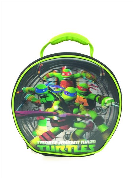 TMNT ANIMATED ROUND INSULATED LUNCH BAG (C: 1-1-1)