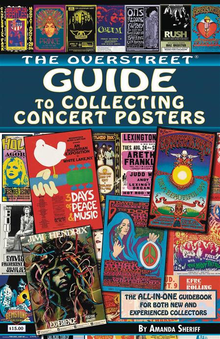 OVERSTREET GUIDE SC COLLECTING CONCERT POSTERS