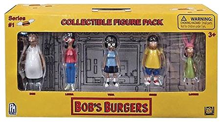 BOBS BURGERS COLLECTIBLE 5PK FIGURE SET 12PC DISP (C: 1-1-2)