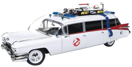 GHOSTBUSTERS ECTO-1 1/18 SCALE DIE-CAST VEHICLE (C: 1-1-2)