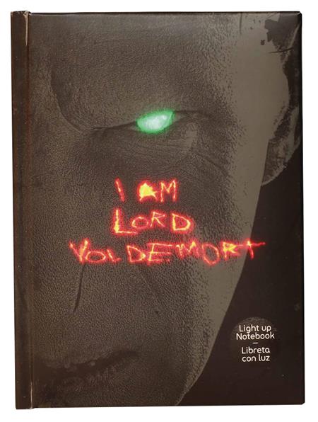 HARRY POTTER LORD VOLDEMORT LIGHT UP NOTEBOOK (C: 1-1-2)