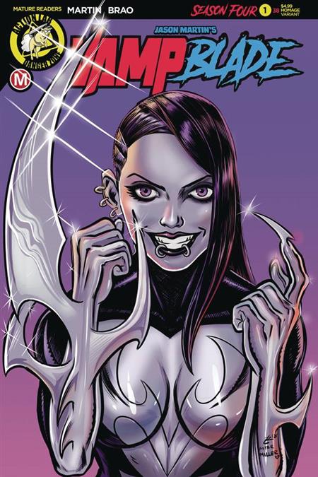 Vampblade Season 4 1 Cvr E Garcia Mr Discount Comic - 