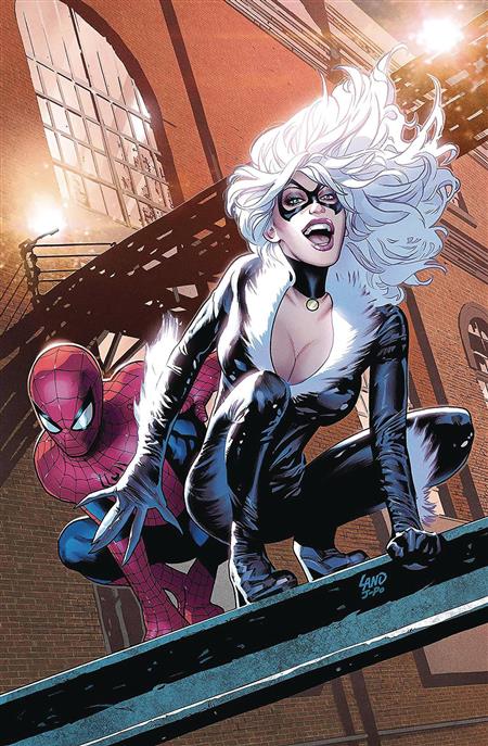 DF AMAZING SPIDERMAN #16.HU GOLD SGN LAND