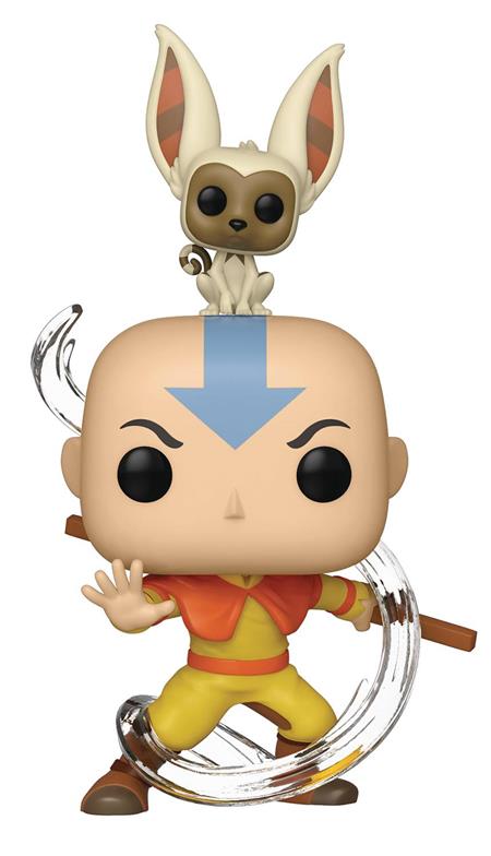 POP & BUDDY AVATAR AANG W/ MOMO VINYL FIG (C: 1-1-2)