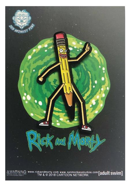RICK AND MORTY PENCILVYSTER QUOTE PIN (C: 1-1-2)