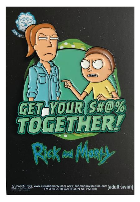 RICK AND MORTY GET IT TOGETHER PIN (C: 1-1-2)