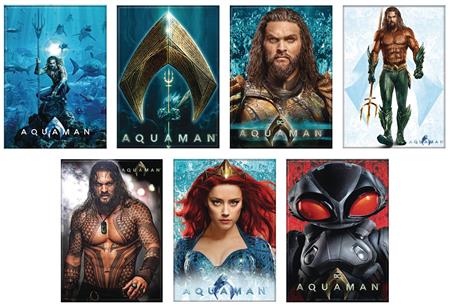 AQUAMAN MOVIE 48PC MAGNET ASST (C: 1-1-2)