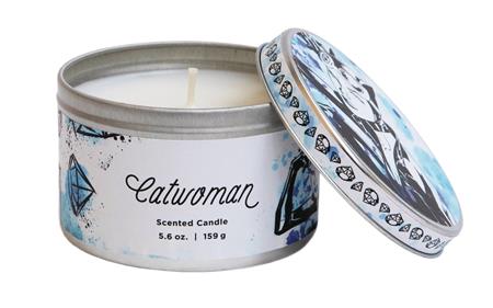 DC HEROES CATWOMAN 5.6OZ SCENTED CANDLE TIN (C: 1-1-2)