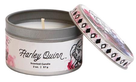 DC HEROES HARLEY QUINN 5.6OZ SCENTED CANDLE TIN (C: 1-1-2)
