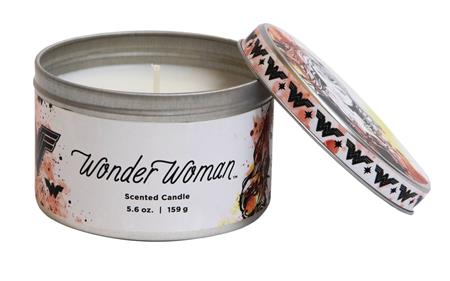 DC HEROES WONDER WOMAN 5.6OZ SCENTED CANDLE TIN (C: 1-1-2)