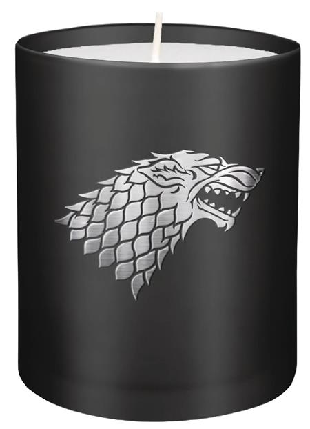 GAME OF THRONES STARK GLASS CANDLE (C: 1-1-2)