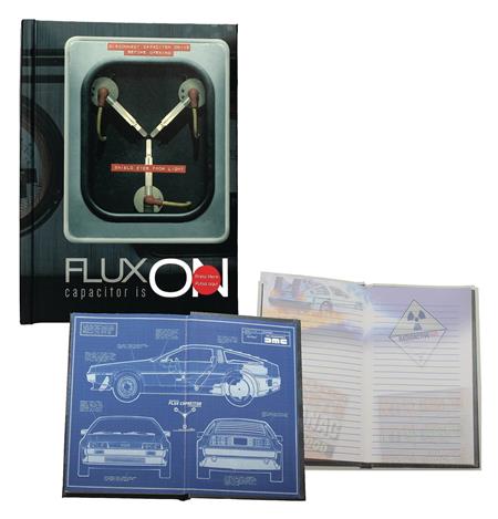 BACK TO THE FUTURE FLUX CAPACITOR LIGHT UP NOTEBOOK (C: 1-1-