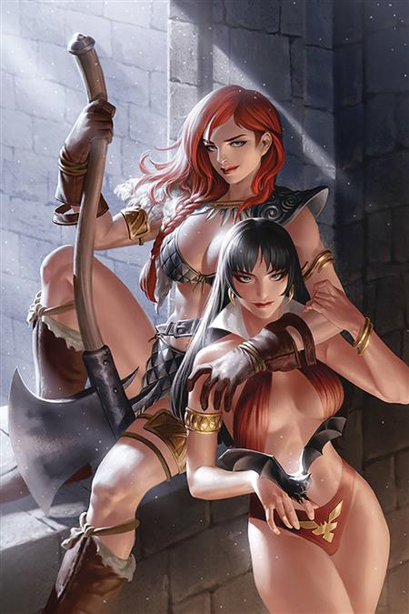 VAMPIRELLA RED SONJA #8 YOON LTD VIRGIN CVR