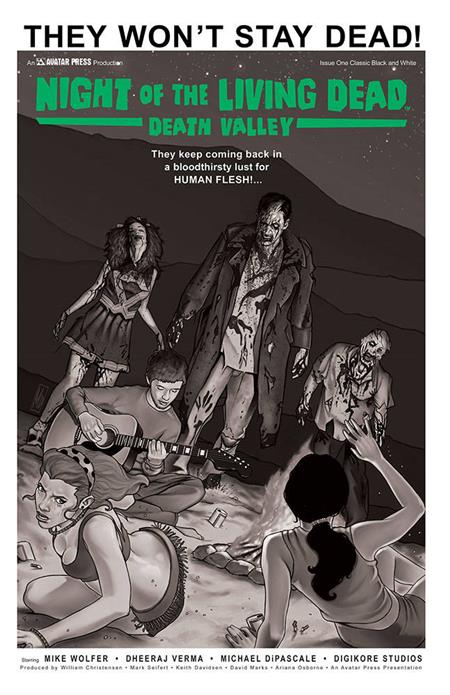 NIGHT OF THE LIVING DEAD DEATH VALLEY #1 CLASSIC VAR (MR)