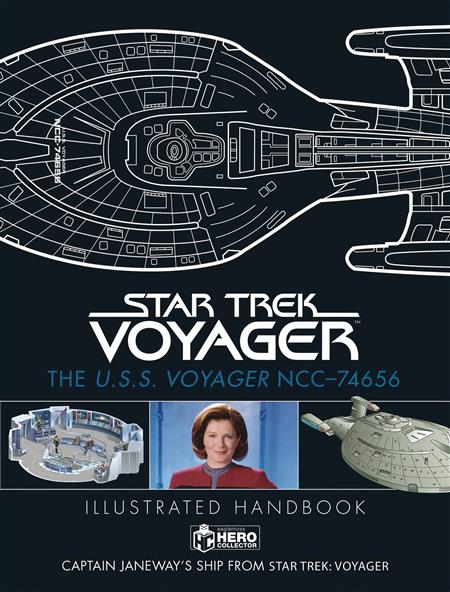 STAR TREK USS VOYAGER NCC 74656 ILLUS HANDBOOK HC (C: 0-1-0)