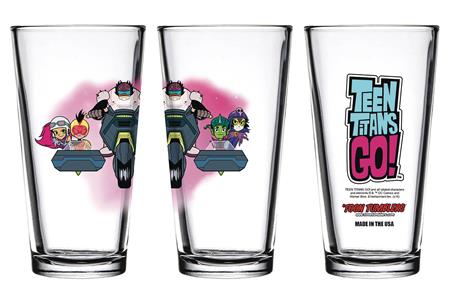 TOON TUMBLERS NIGHT BEGINS TO SHINE TEAM CYCLE PINT GLASS (C