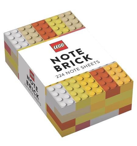 LEGO BRICK YELLOW-ORANGE NOTE BRICK (C: 1-1-0)