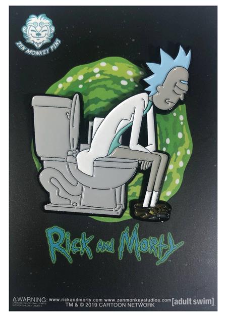 RICK AND MORTY RICK ON THRONE PIN (C: 1-1-2)