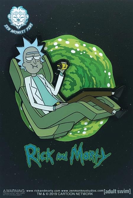 RICK AND MORTY FLOATING RICK CHAIR PIN (C: 1-1-2)