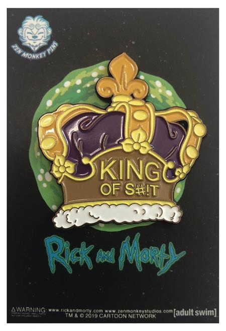 RICK AND MORTY RICKS CROWN PIN (C: 1-1-2)