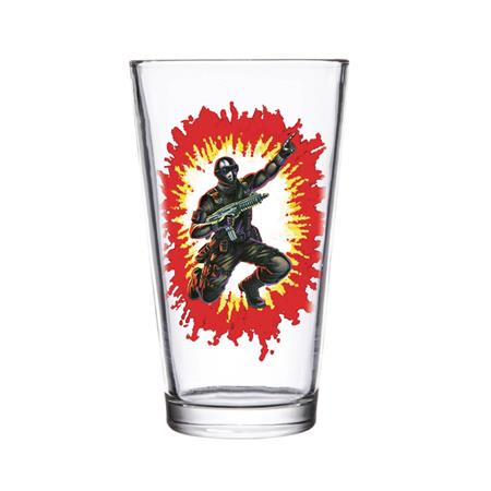 SUPER 7 GI JOE SNAKE EYES PINT GLASS (C: 1-1-2)