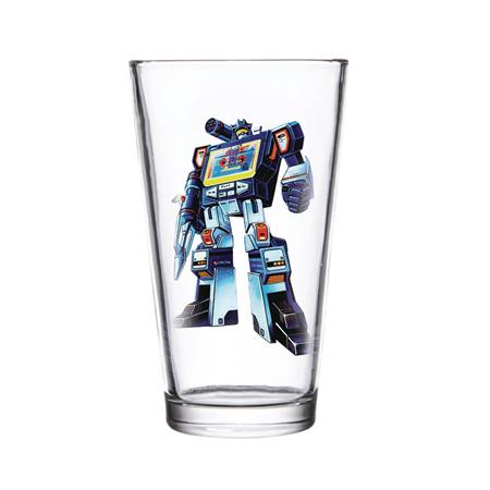 SUPER 7 TRANSFORMERS SOUNDWAVE PINT GLASS (C: 1-1-2)