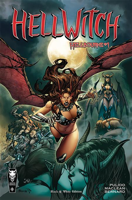 HELLWITCH HELLBOURNE #1 BLACK & WHITE ED (MR)