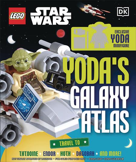 LEGO STAR WARS YODAS GALAXY ATLAS HC W MINIFIGURE (C: 1-1-0)