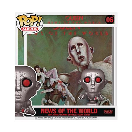 POP ALBUMS QUEEN NEWS OF THE WORLD VINYL FIG (C: 1-1-2)