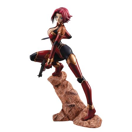 GEM SER CODE GEASS KOUZUKI KAREN PILOT SUIT VER PVC STATUE (