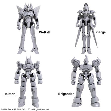 XENOGEARS STRUCTURE ARTS 1/144 MDL KIT SER VOL 1 4PC DS (C: