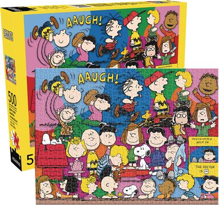 AQUARIUS PEANUTS CAST 500PC PUZZLE (C: 1-1-2)