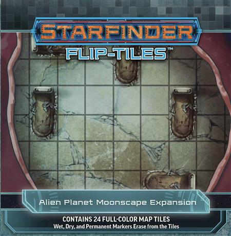 STARFINDER FLIP TILES ALIEN PLANET MOONSCAPE EXP