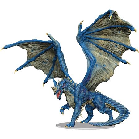 D&D ICONS REALMS PREMIUM FIG ADULT BLUE DRAGON (C: 0-1-2)