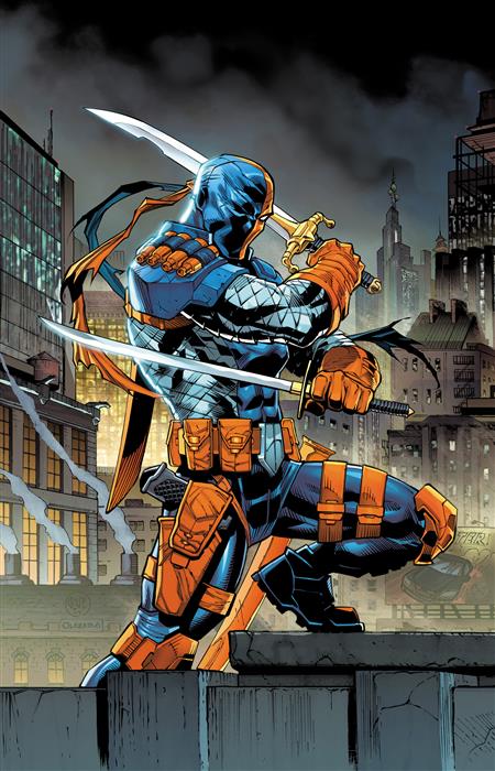 DEATHSTROKE INC #8 CVR C INC 1:25 ROGER CRUZ & VICTOR OLAZABA CONNECTING CARD STOCK VAR (SHADOW WAR)