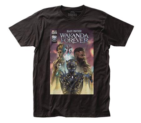 BLACK PANTHER WAKANDA FOREVER FAKE COVER T/S LG (C: 1-1-2)