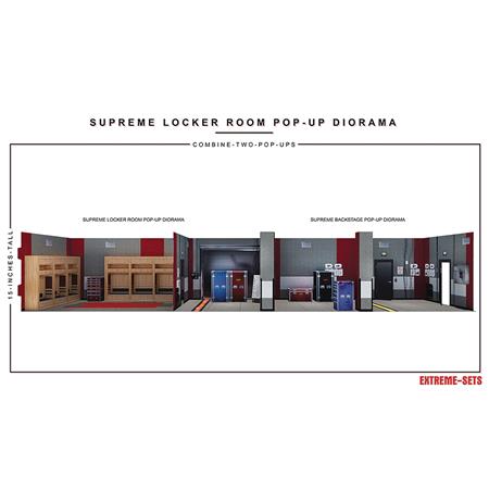 EXTREME SETS SUPREME LOCKER ROOM POP-UP 1/12 DIORAMA (Net) (