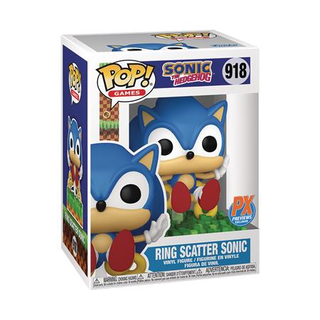 POP GAMES SONIC RING SCATTER SONIC PX VIN FIG 