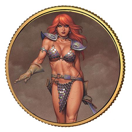 RED SONJA GOLD COLL COIN #3 LINSNER 