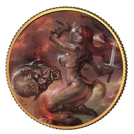 RED SONJA GOLD COLL COIN #4 PARRILLO 