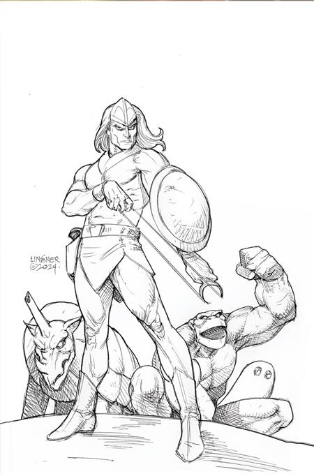 HERCULOIDS #3 CVR M 15 COPY INCV LINSNER LINE ART VIRGIN 