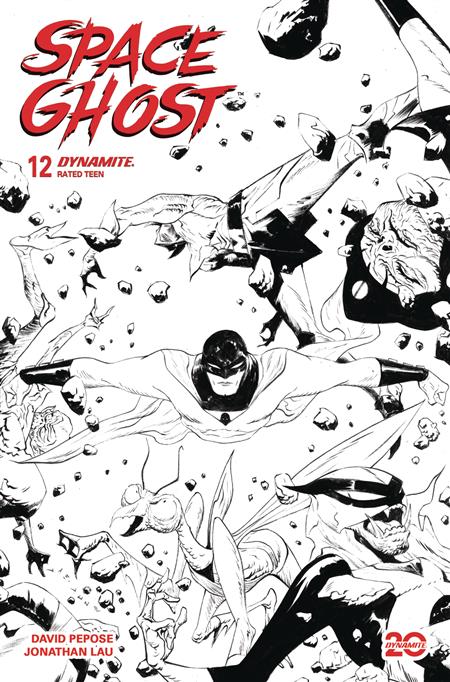 SPACE GHOST #12 CVR H 10 COPY INCV LEE LINE ART 