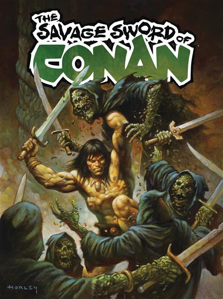 SAVAGE SWORD OF CONAN #8 CVR B HORLEY (MR)