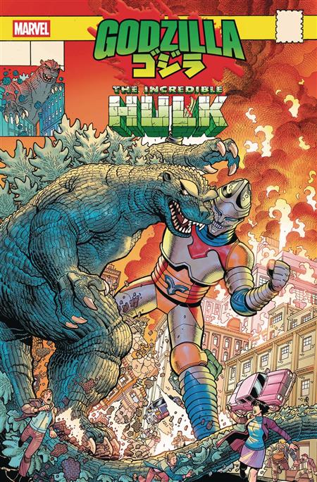 GODZILLA VS HULK #1 NICK BRADSHAW MONSTER HOMAGE VAR