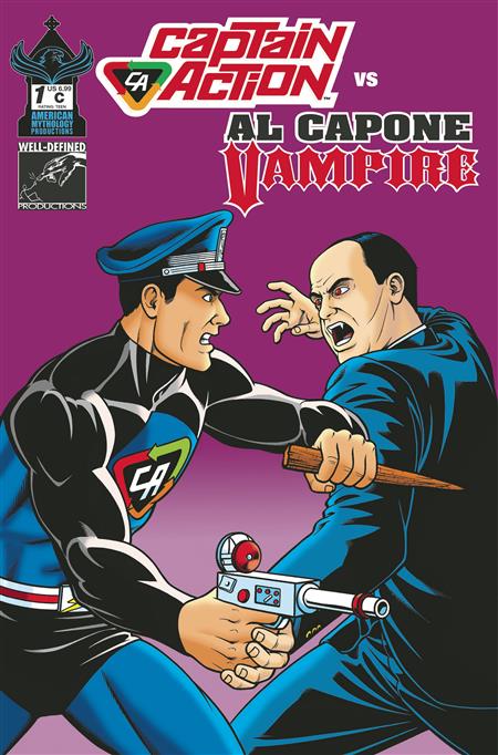 CAPTAIN ACTION VS AL CAPONE VAMPIRE #1 CVR C 10 COPY INCV FRAIMS