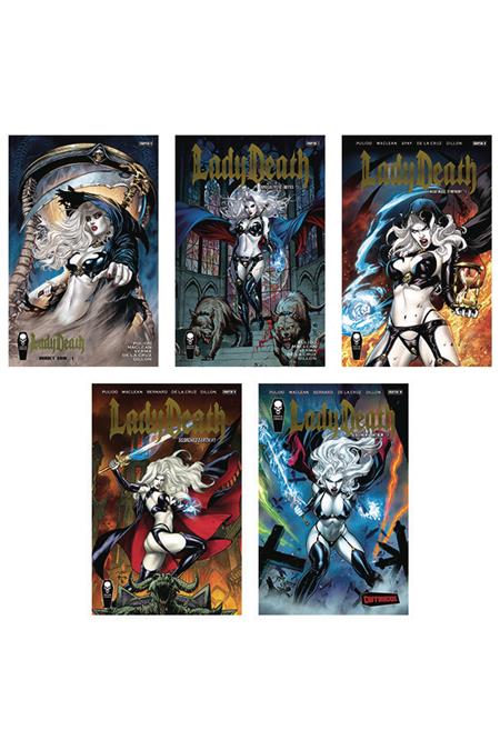 LADY DEATH CHAPTERS 6-10 PREMIERE ED SET (MR)