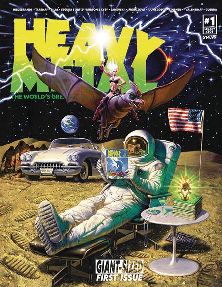 HEAVY METAL MAGAZINE #1 CVR A HILDEBRANDT (MR) 