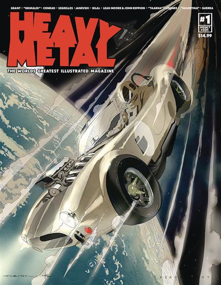 HEAVY METAL MAGAZINE #1 CVR D GRANT GRIMALDI (MR) 